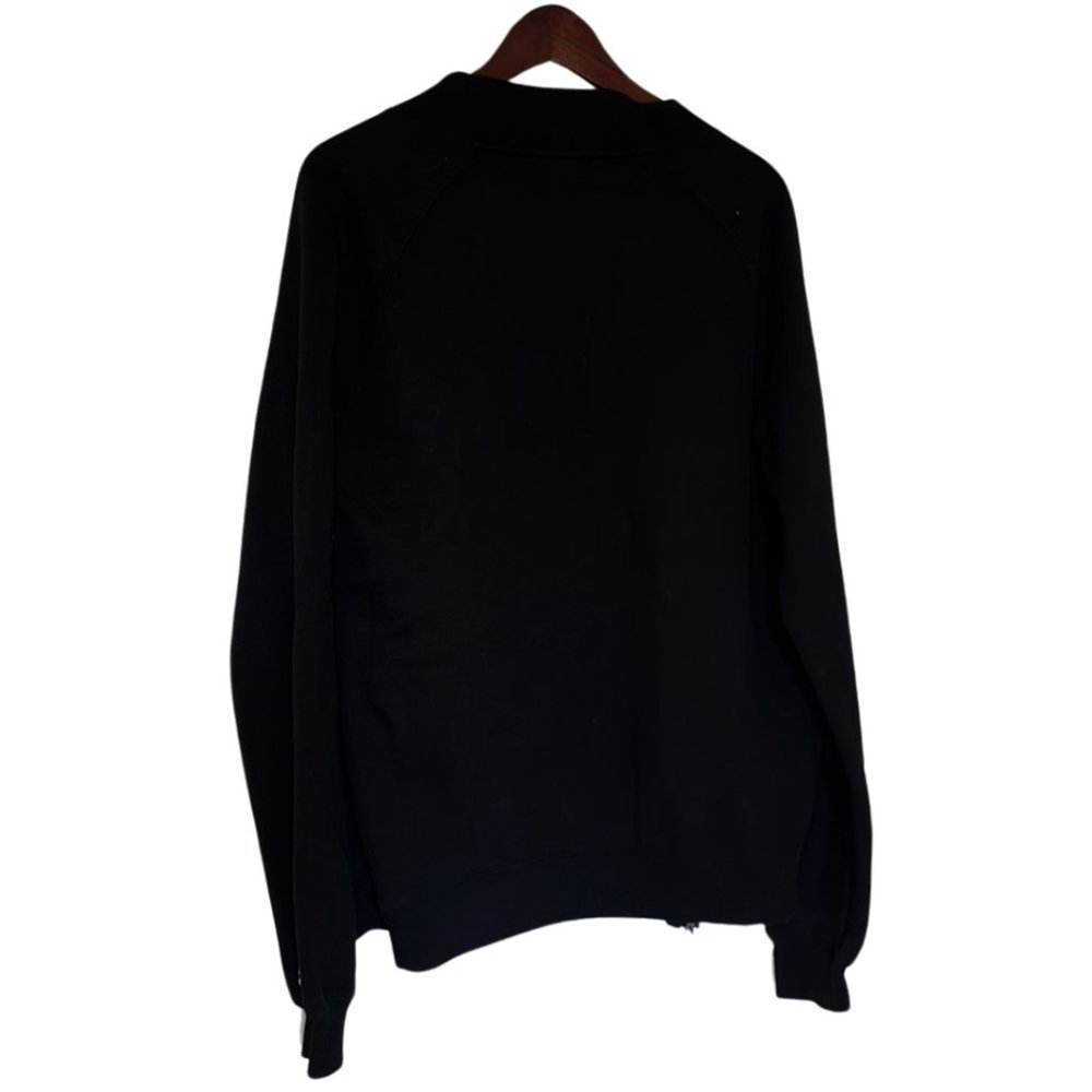 SOLD champion authentic black zip up sweatshirt size medium - Picture 4 of 8